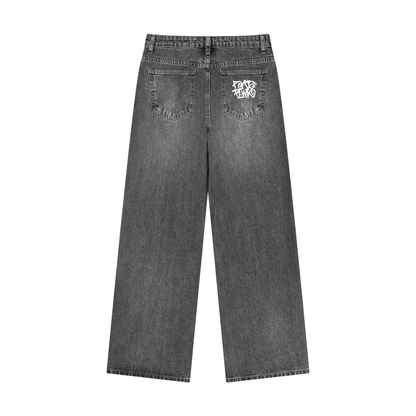 Simple - Wide Leg Denim Jeans