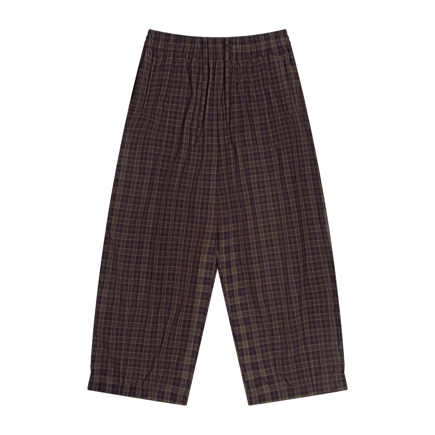 Staples - Plaid Wide Leg Pants