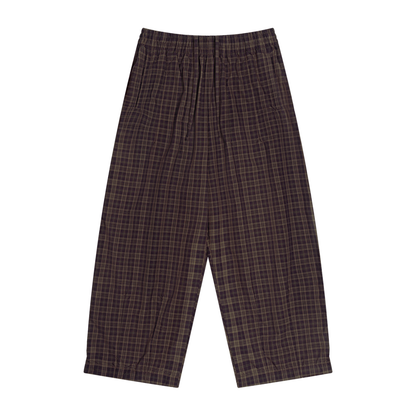 Staples - Plaid Wide Leg Pants
