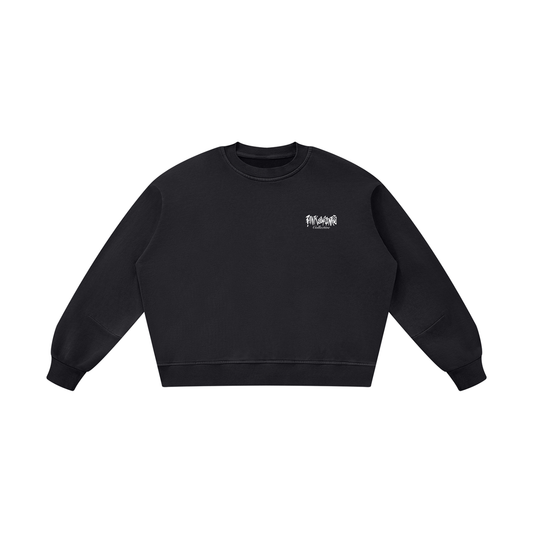 Simple - Unisex Boxy Vintage Washed Sweatshirt