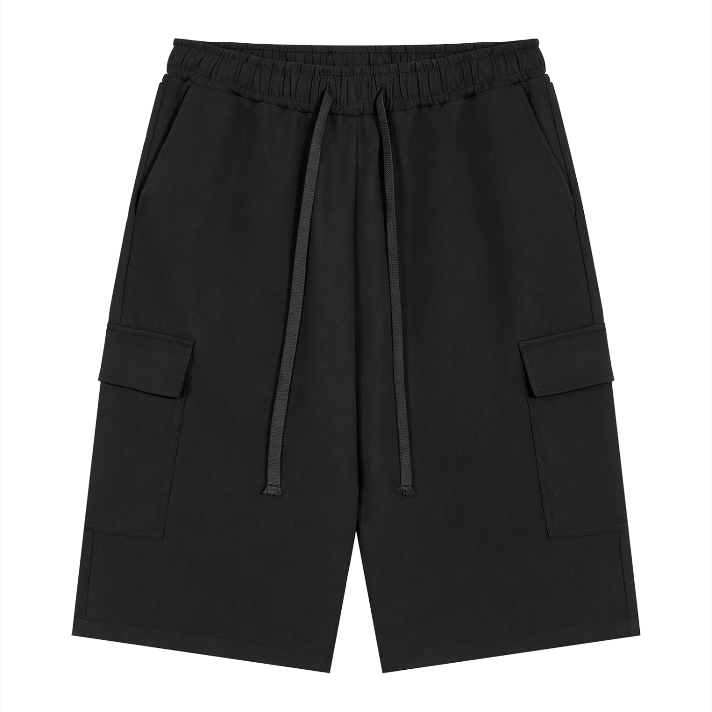 Logo - Drawstring Cargo Shorts