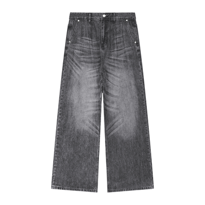 Pin and Pang - Vintage Wash Denim Jeans