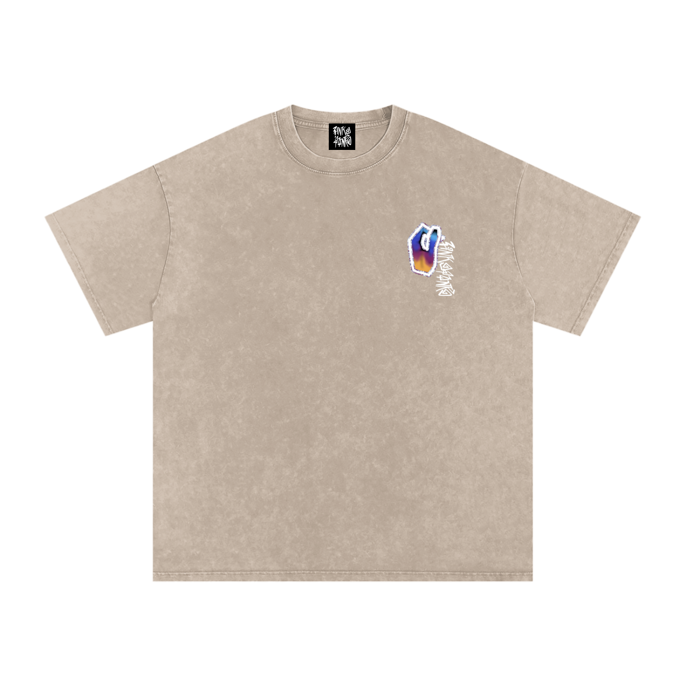 Full Crimp - Snow Washed Oversized Tee