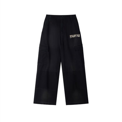 Iconic - Sunfade Washed Wide Leg Cargo Pants