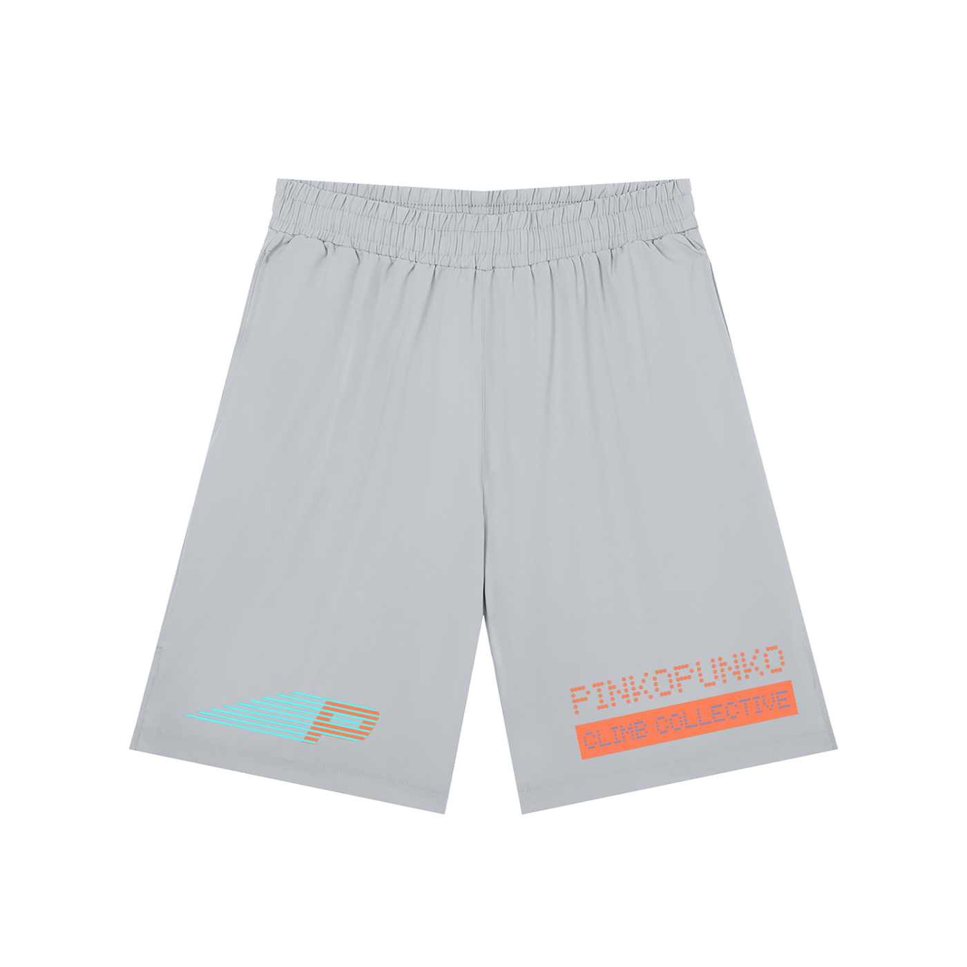 Run x Climb - Solid Elastic Waist Shorts