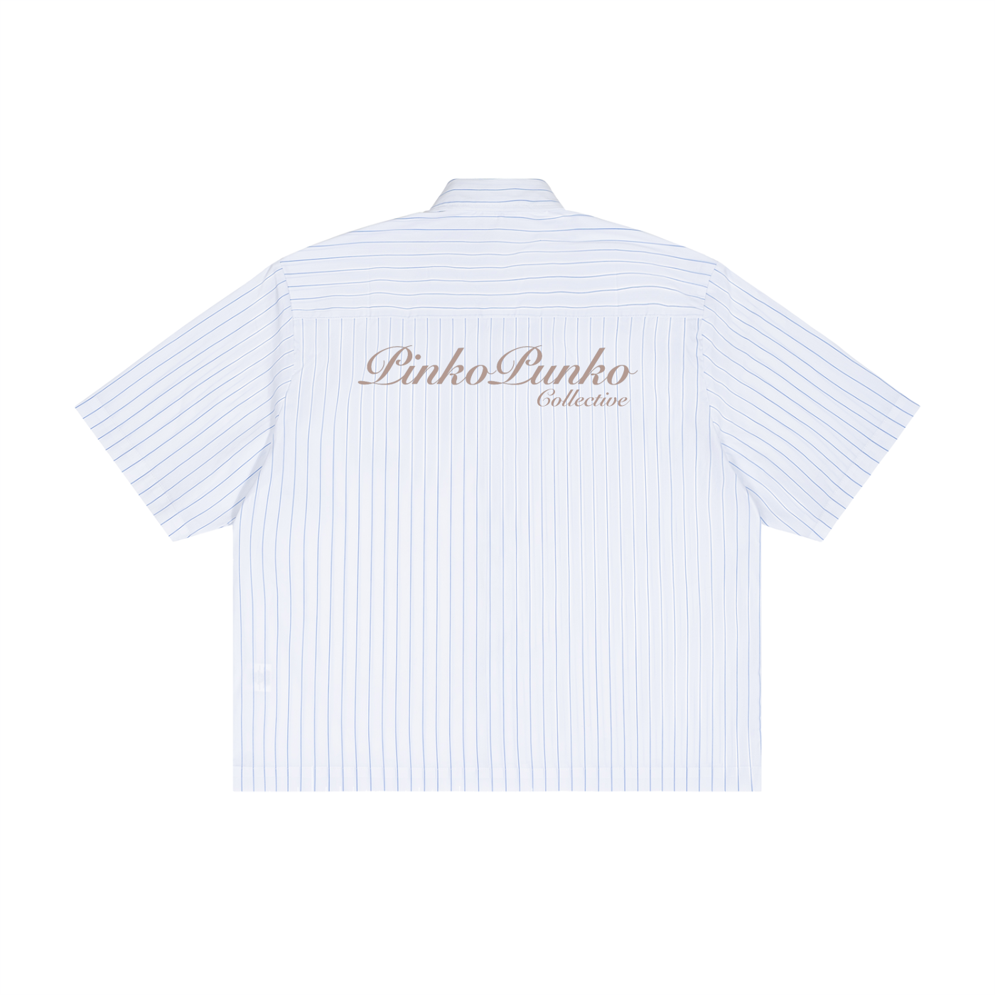 Performative Climber's Uniform - Striped Boxy Button-Up Shirt