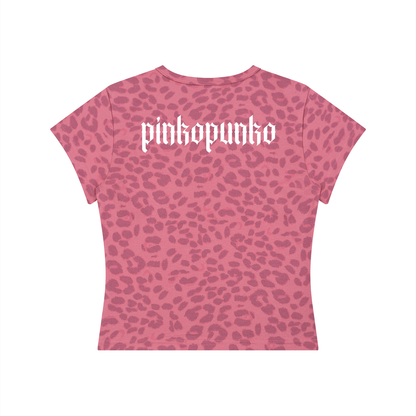 Butterfly - Women’s Leopard Crop T-Shirt