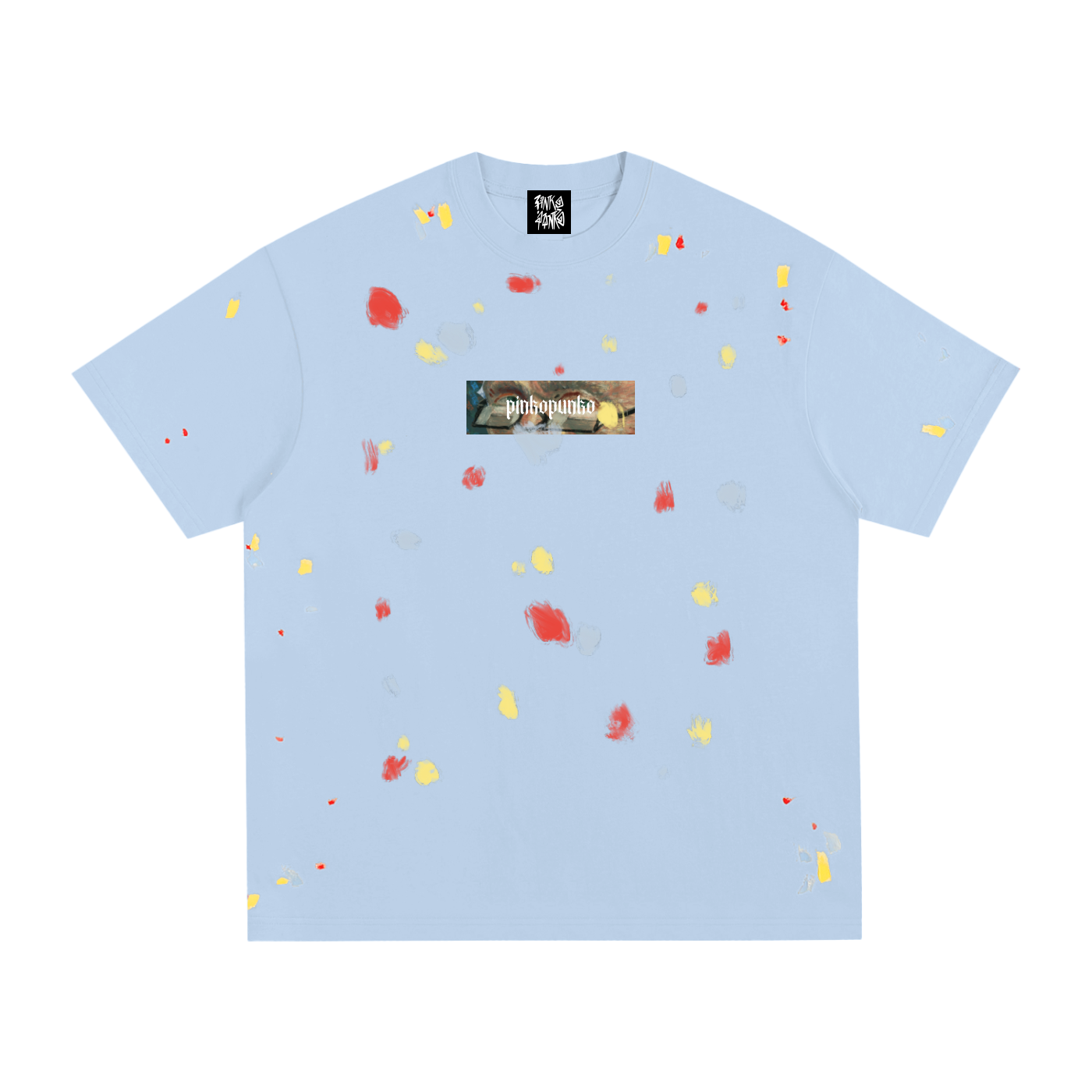 Vincent Van Goh Up (Remastered) - Paint Splatter T-Shirt