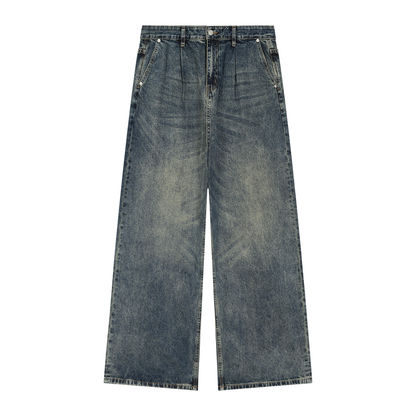 Pin and Pang - Vintage Wash Denim Jeans