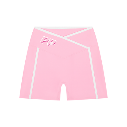 26 Essential - High Rise Color Block Shorts