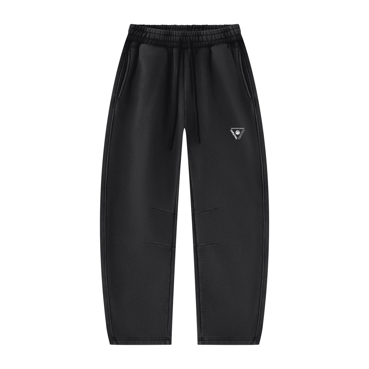 Iconic - Unisex Vintage Wash Barrel Leg Fleece Sweatpants