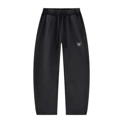 Iconic - Unisex Vintage Wash Barrel Leg Fleece Sweatpants