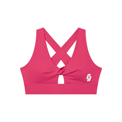 26 Essential - Twist Front V-Neck Sports Bra