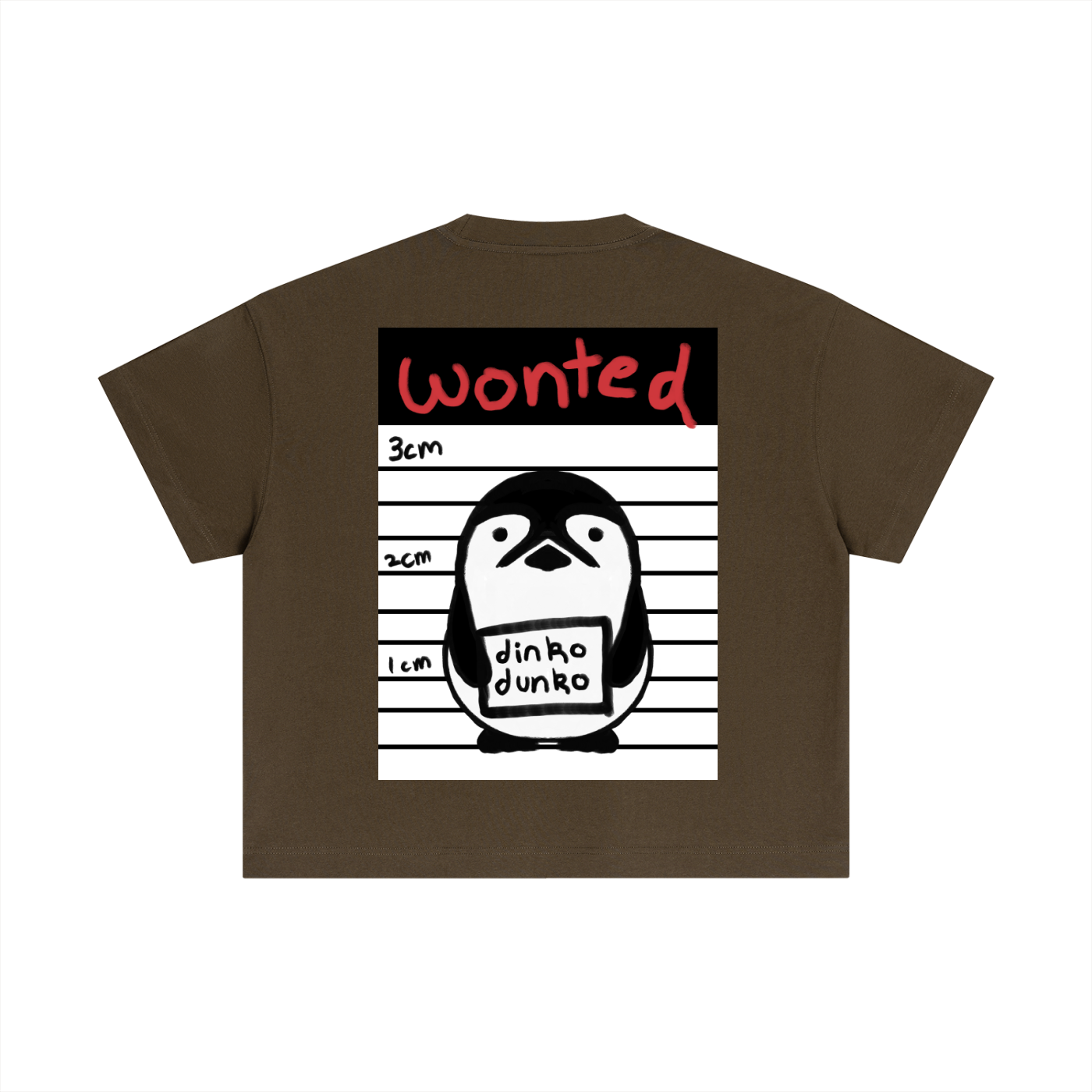 DinkoDunko: Wonted for Stealing Beta - Essential Boxy Tee