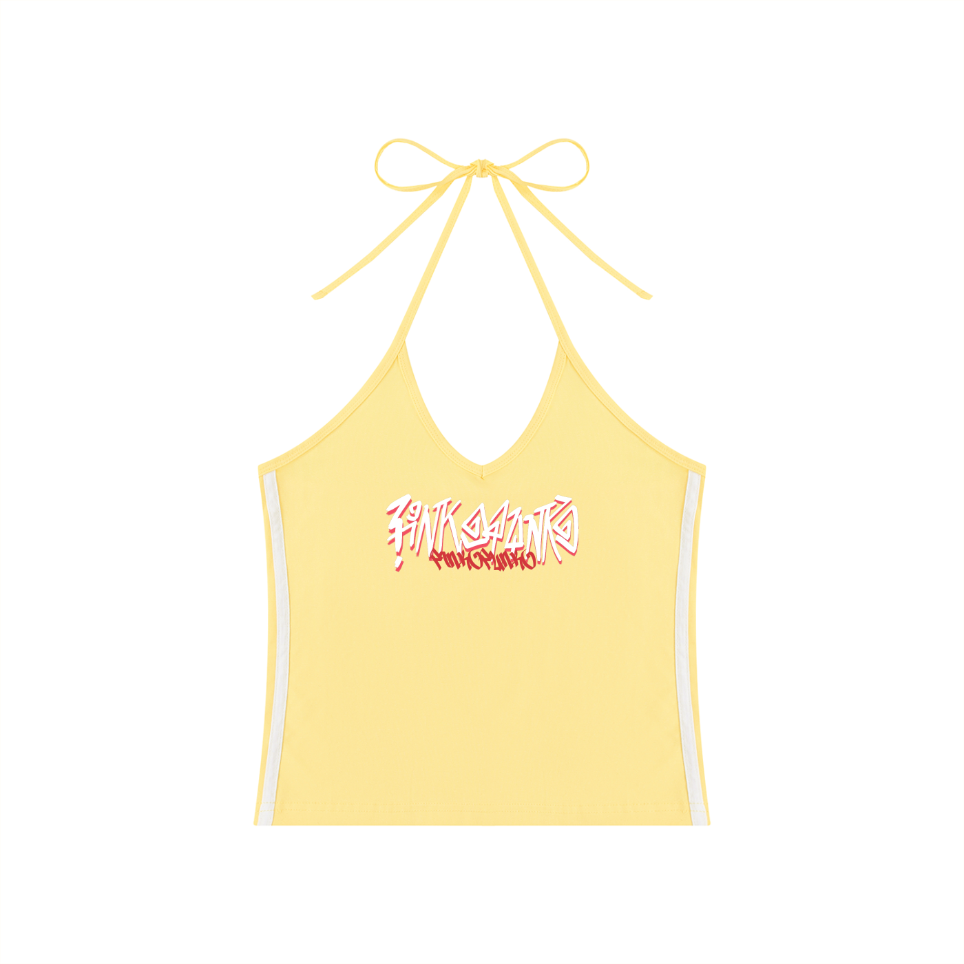 Graffiti - Halter Crop Tank Top