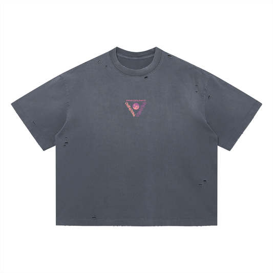Ancient Slabology - Vintage Washed Distressed Boxy Oversized T-Shirt