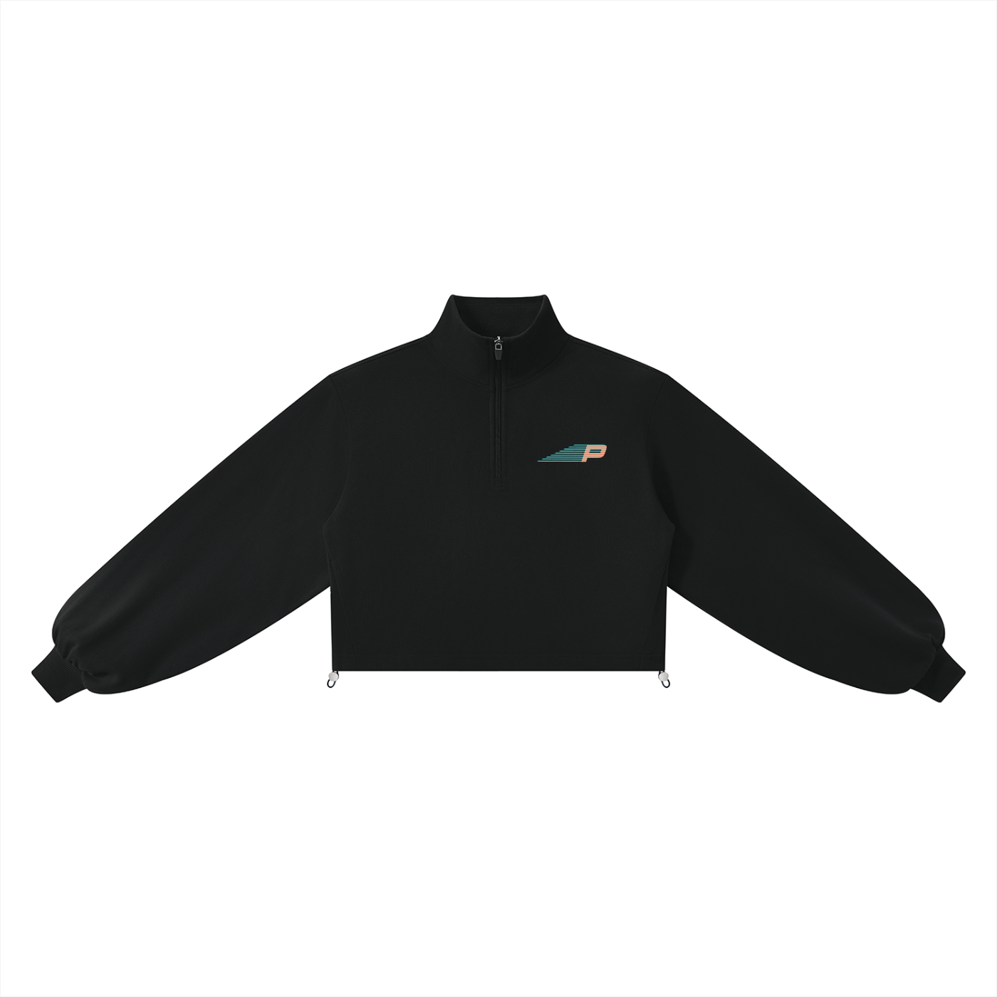 Run x Climb - Women’s Mock-Neck Quarter-Zip Sweatshirt