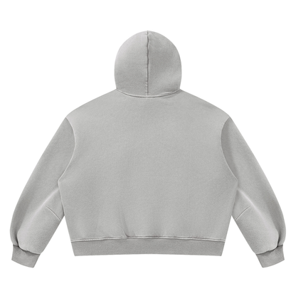 Pin and Pang - Unisex Vintage Wash Boxy Fleece Hoodie