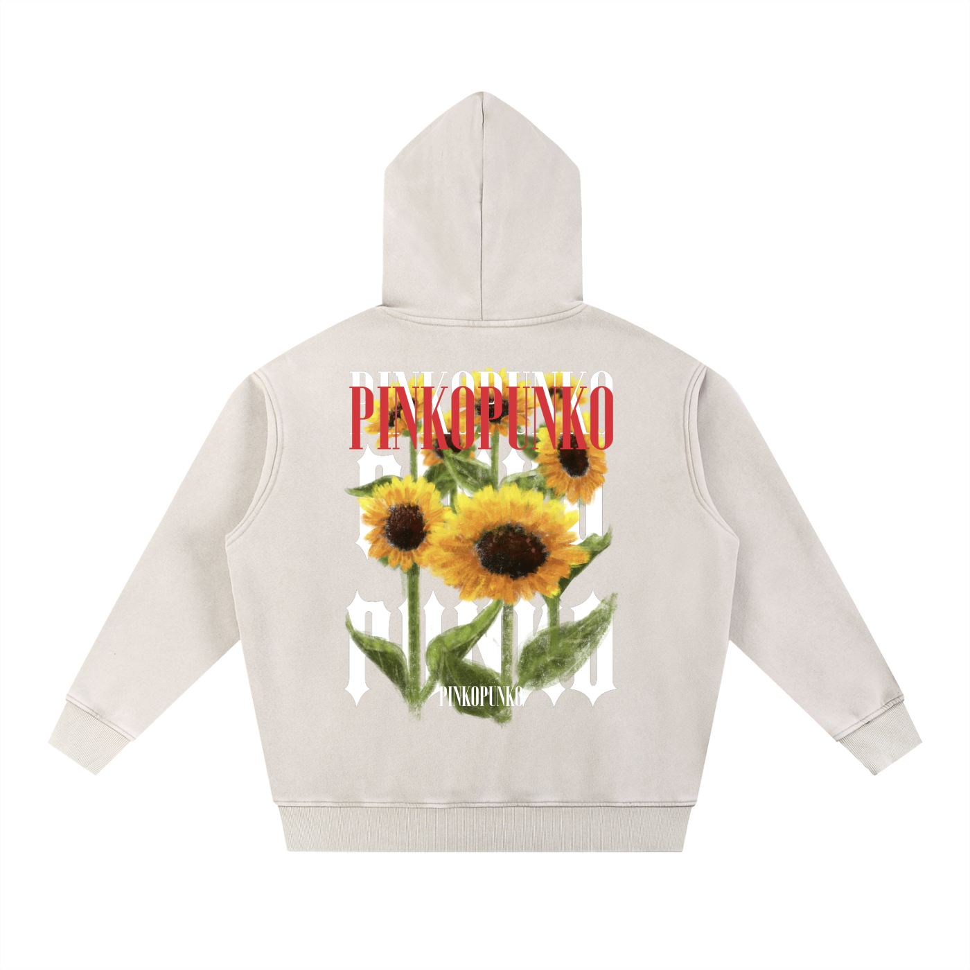 Summer Sunflowers - Washed Oversize Hoodie