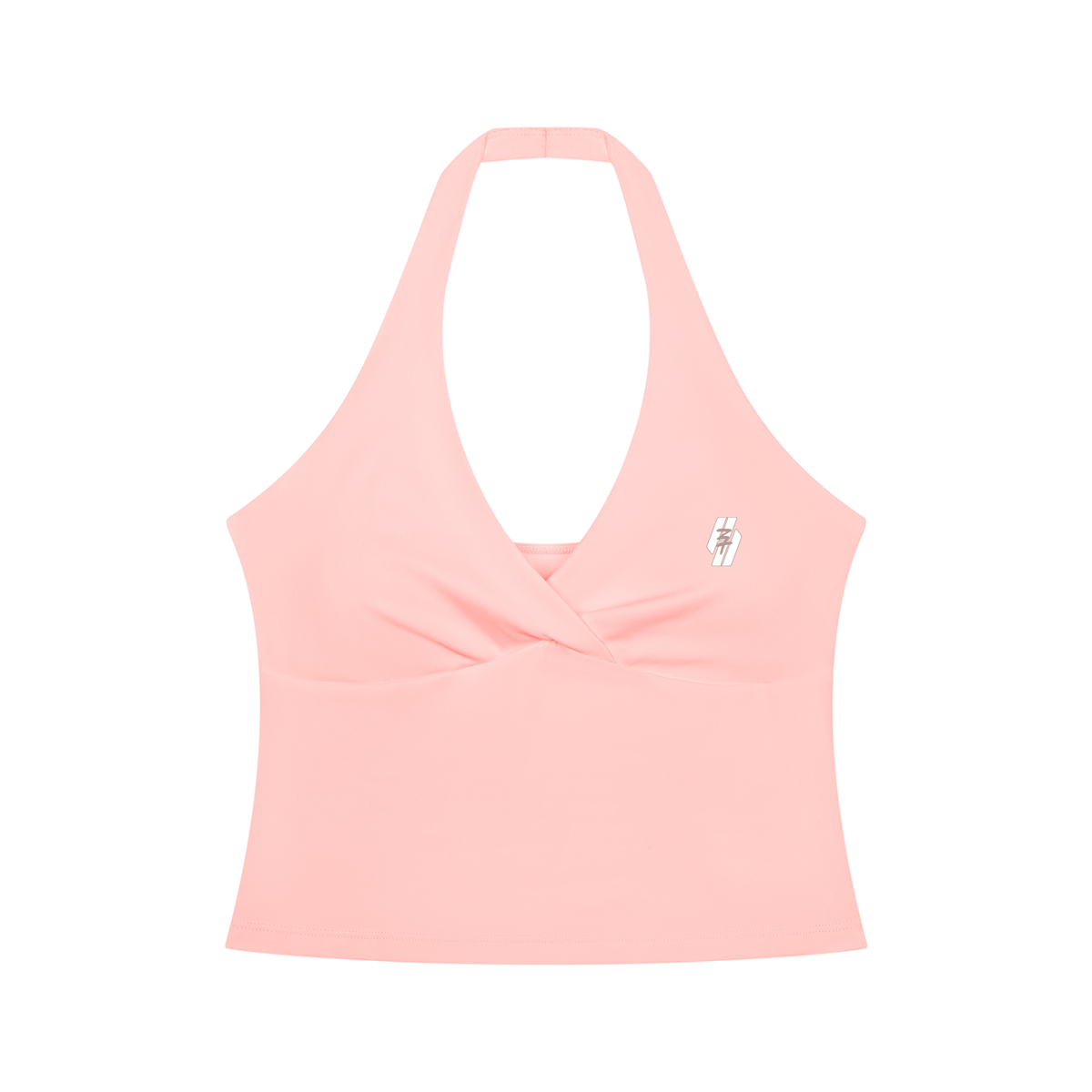 26 Essential - Women’s Ruched Halter Tank Top