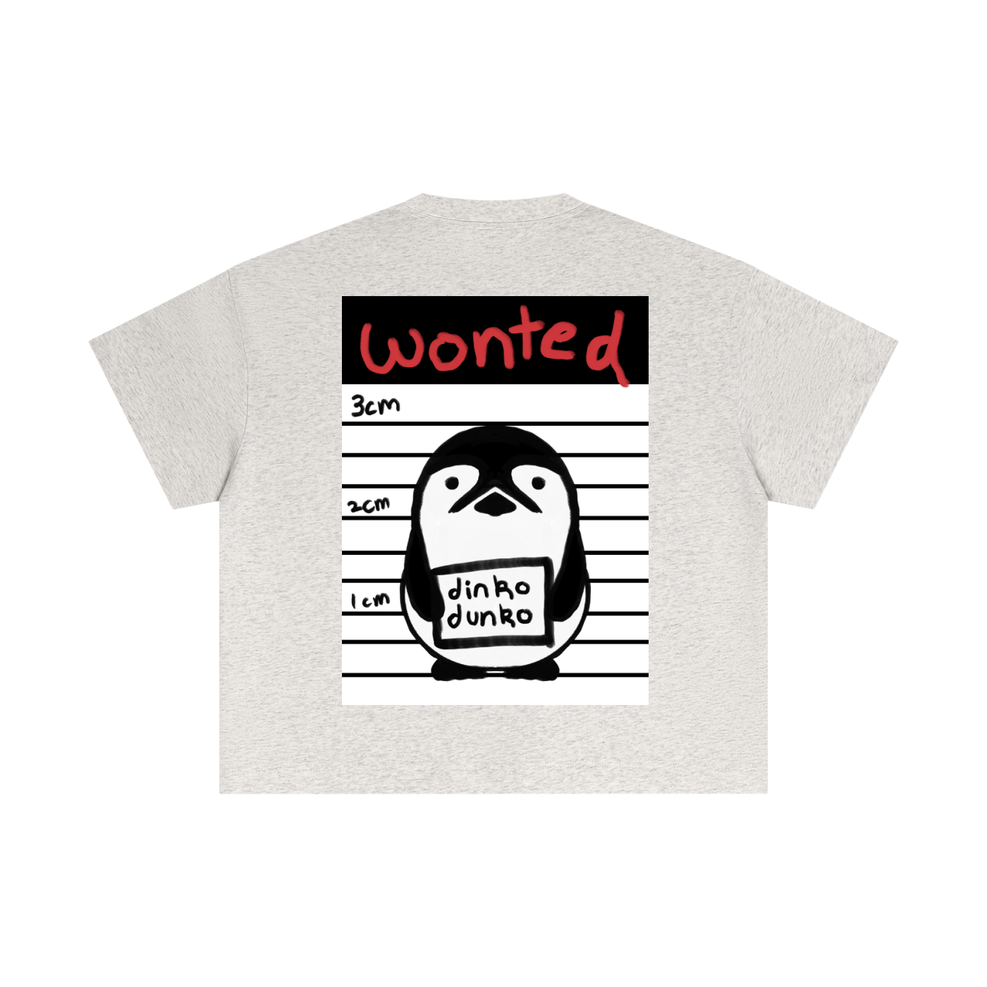 DinkoDunko: Wonted for Stealing Beta - Essential Boxy Tee