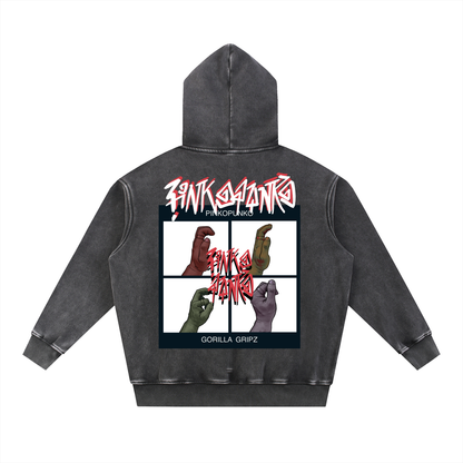 Gorilla Gripz - Washed Oversized Hoodie