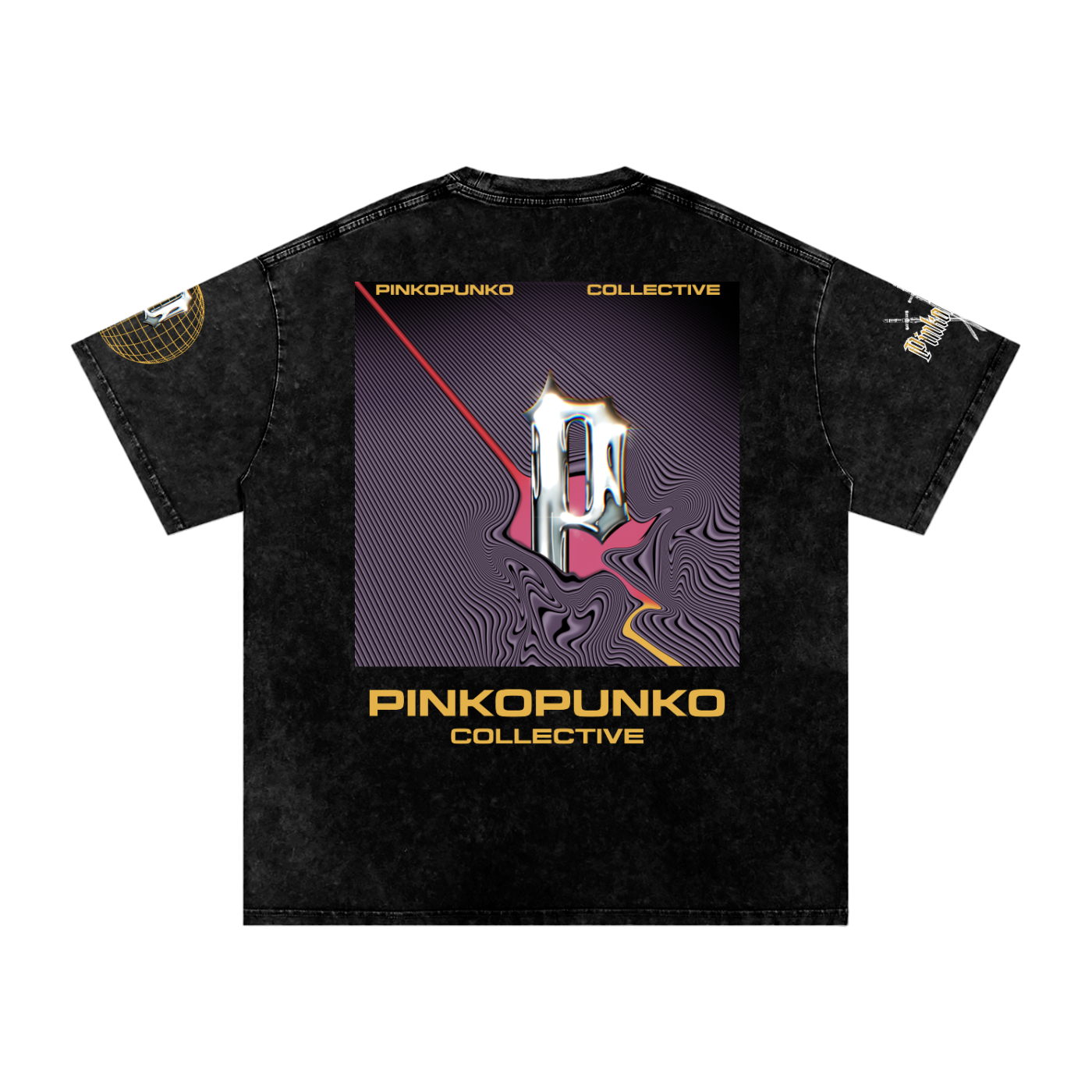 The Art in Motion - Oversized Washed Tee