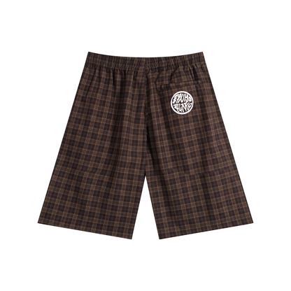 Staples - Plaid Wide Leg Shorts