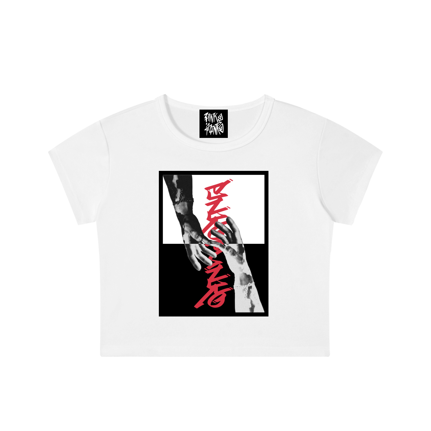 Invert - Snow Washed Crop Top