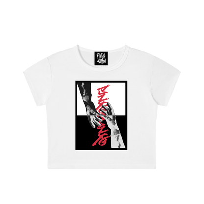 Invert - Snow Washed Crop Top