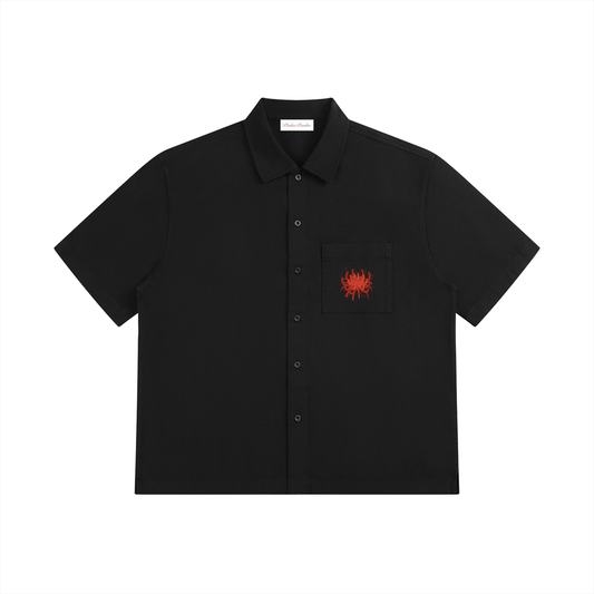 SpiderLily - Boxy Patch Pocket Shirt