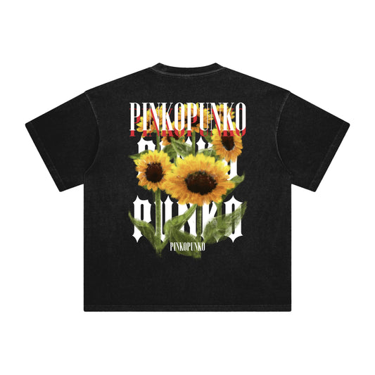Summer Sunflowers - Enzyme Washed Tee