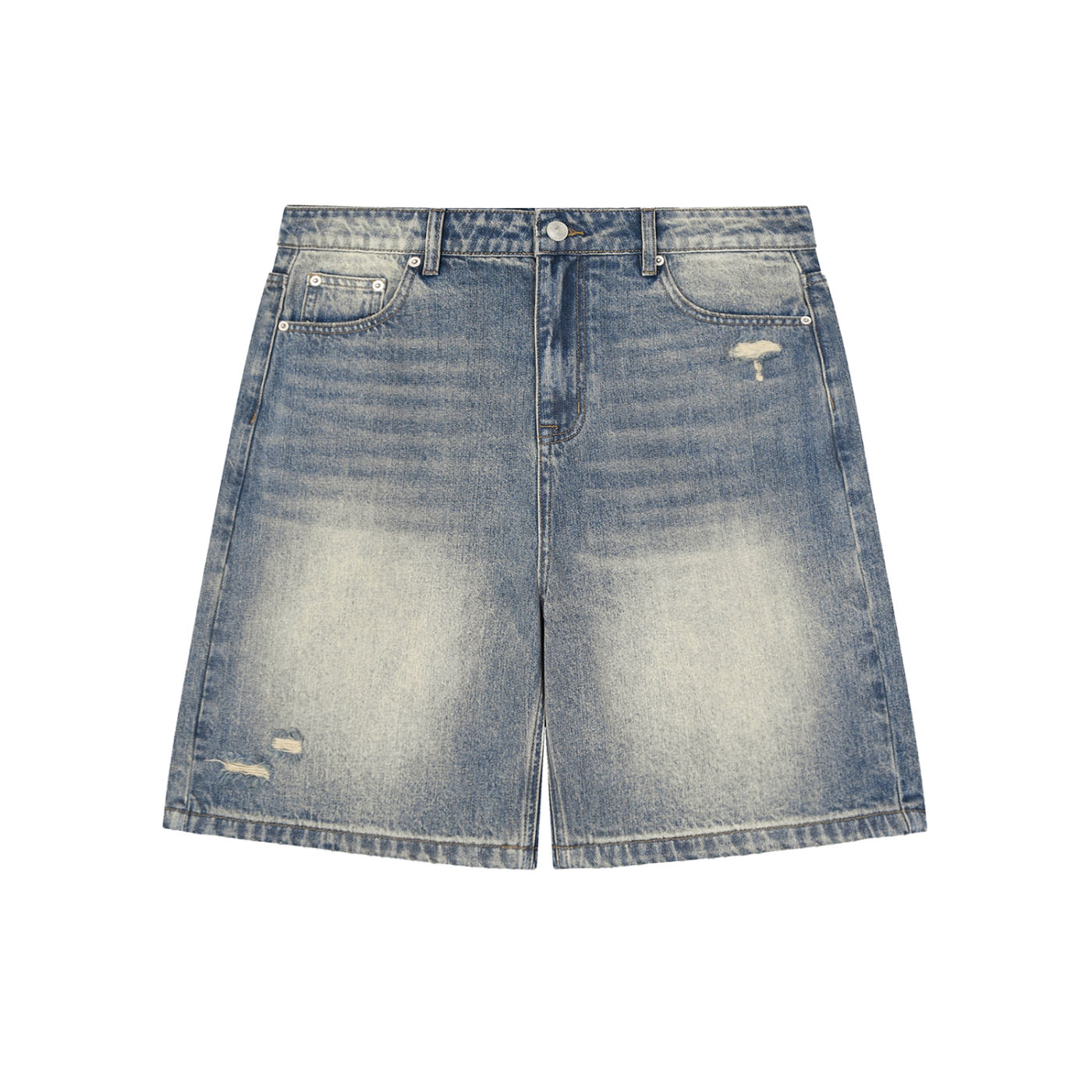 Angel/Devil - Washed Baggy Denim Shorts