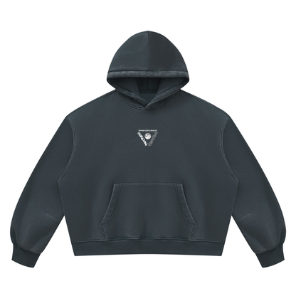 Iconic - Unisex Vintage Wash Boxy Fleece Hoodie