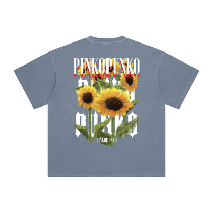 Summer Sunflowers - Enzyme Washed Tee