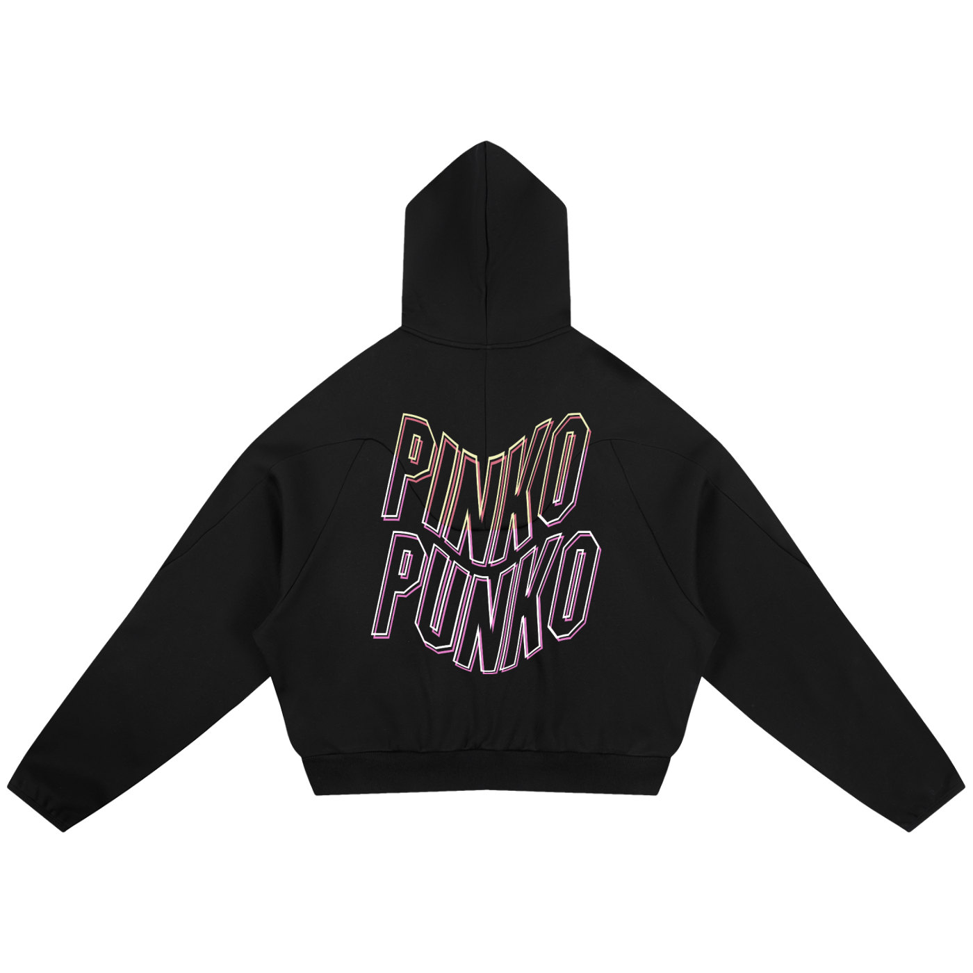 Bohemian Love - Curved Panel Raglan Hoodie