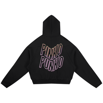 Bohemian Love - Curved Panel Raglan Hoodie