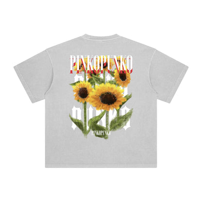 Summer Sunflowers - Enzyme Washed Tee