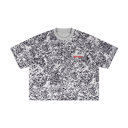Meow - Leopard Boxy Tee