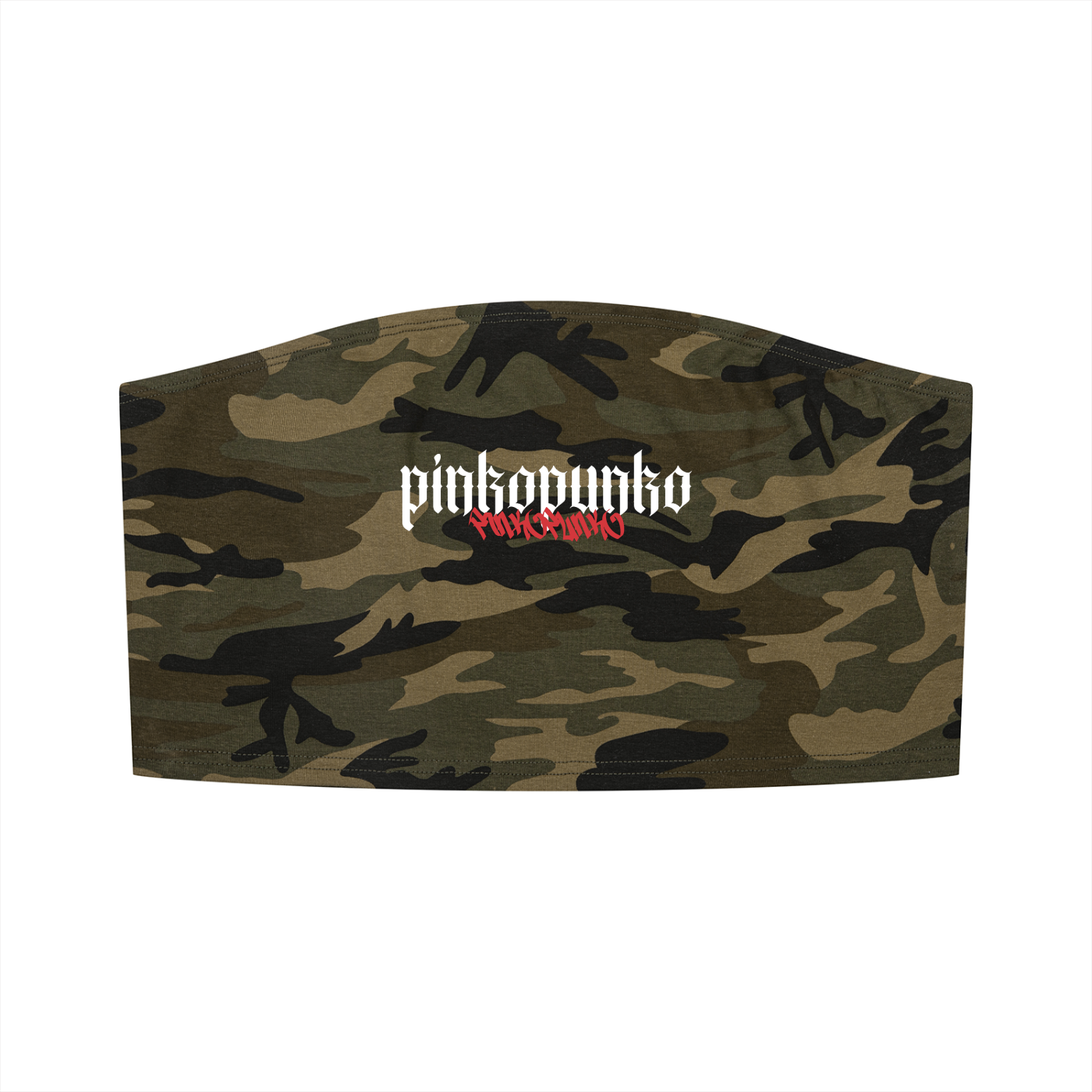 Iconic - Women’s Camo Cropped Tube Top