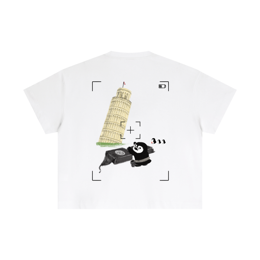 DinkoDunko: Spotting Pisa - Essential Boxy Tee