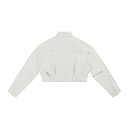 Special Grade - Women's Cropped Button-Front Jacket