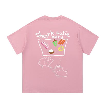 shark cutie board - Essential Cotton T-Shirt