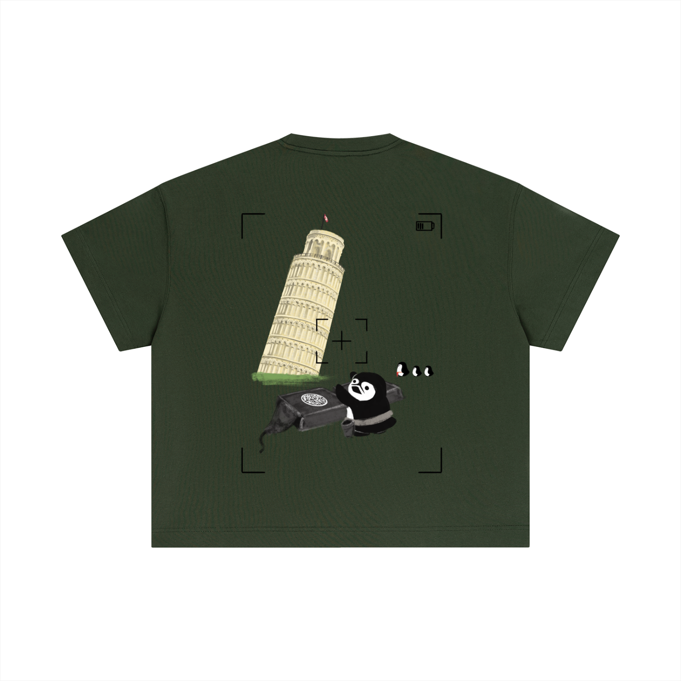 DinkoDunko: Spotting Pisa - Essential Boxy Tee