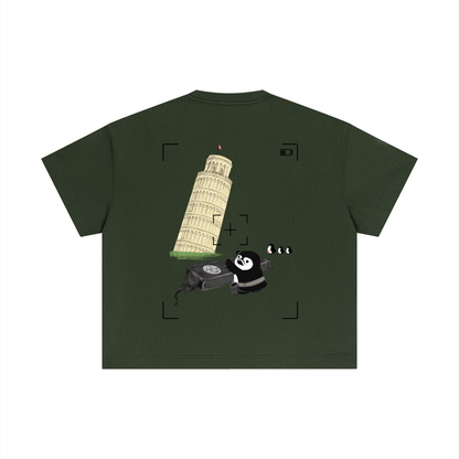 DinkoDunko: Spotting Pisa - Essential Boxy Tee
