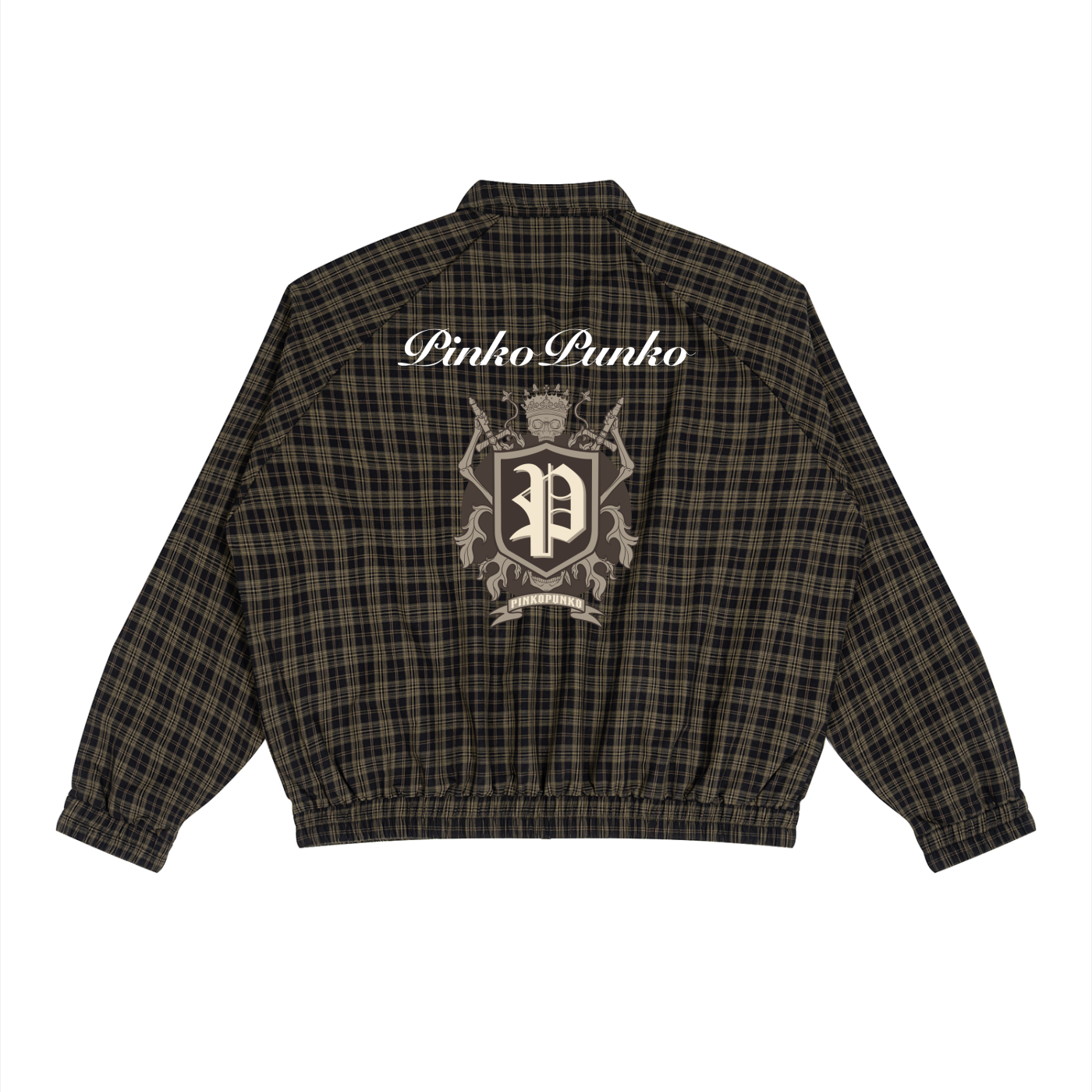 Staples - Plaid Full-Zip Track Jacket