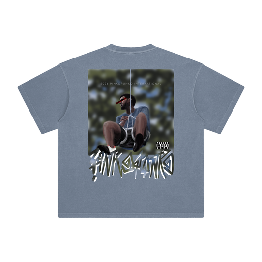 Neighbours think I'm selling chalk - Enzyme Washed Tee