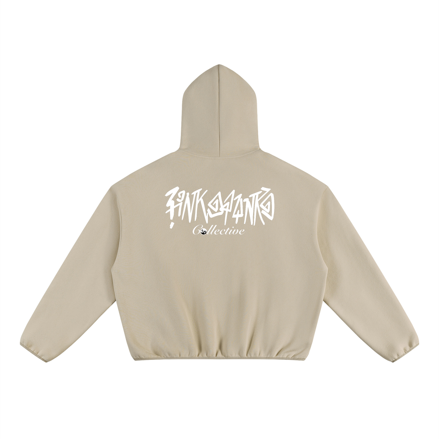 Pin and Pang - Boxy Piping Fleece Hoodie