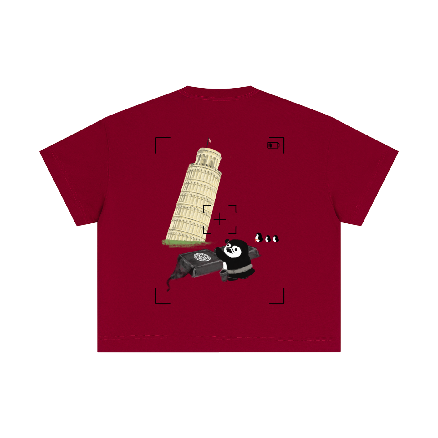 DinkoDunko: Spotting Pisa - Essential Boxy Tee