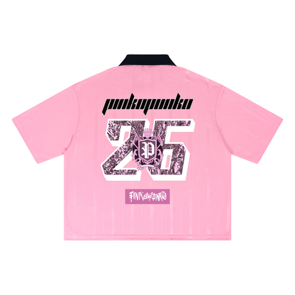 Pink Homie - Striped Boxy Jersey
